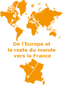 De l’Europe et le reste du monde vers la France